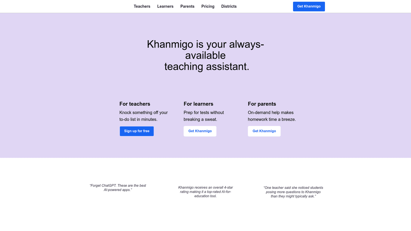 Khanmigo By Khan Academy logo