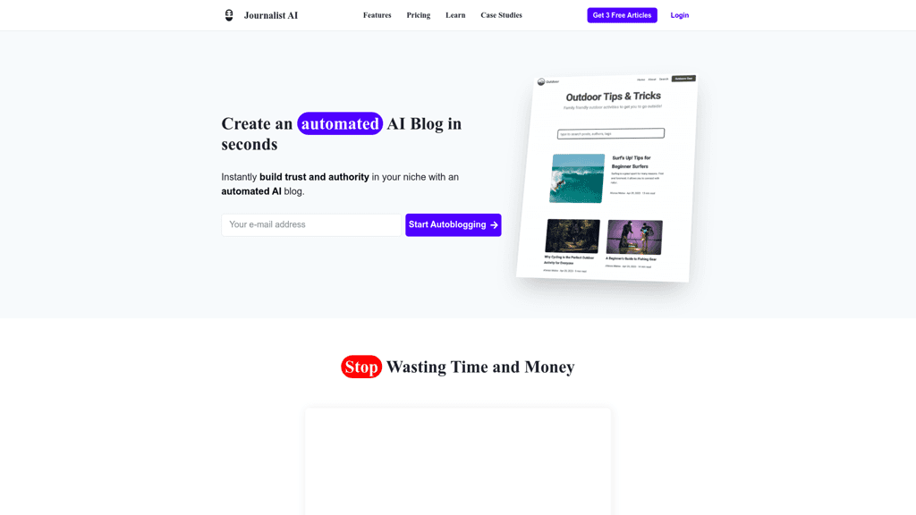 Journalist AutoBlog logo