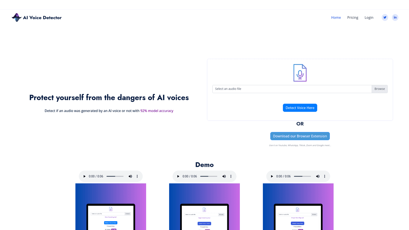 AI Voice Detector logo