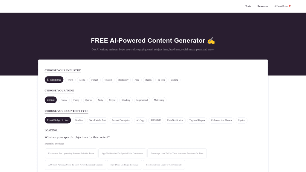 AI Content Generator | emaildojo.io logo