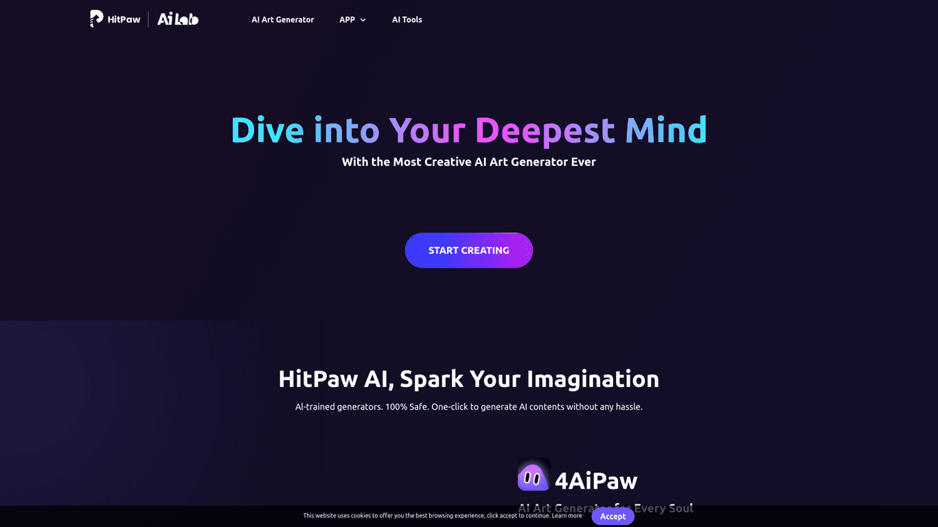 HitPaw AI Art Generator logo