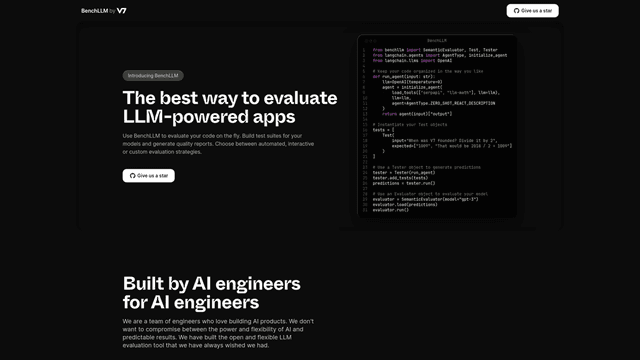Thumbnail image for BenchLLM