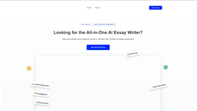 Thumbnail image for Textero.ai