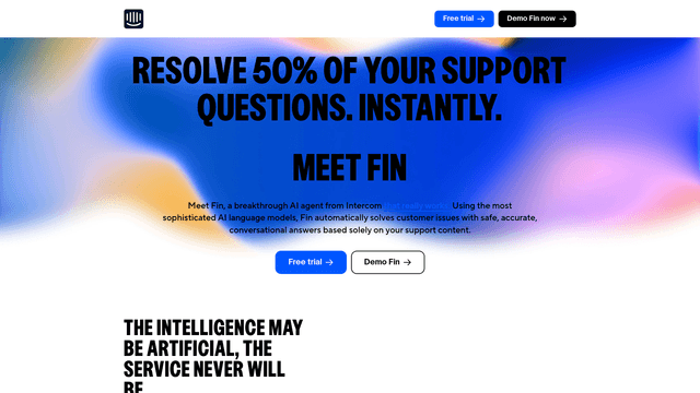 Thumbnail image for Fin AI bot