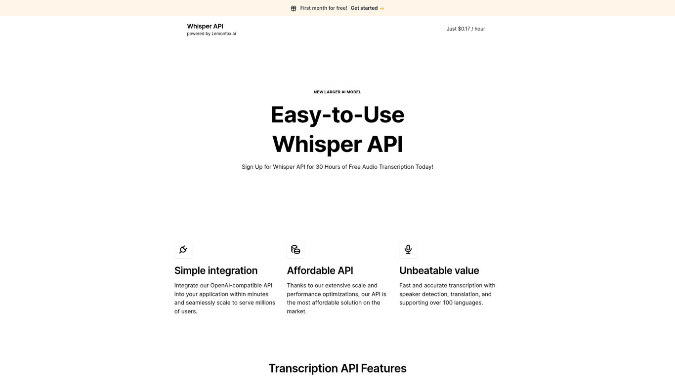 Whisper API logo