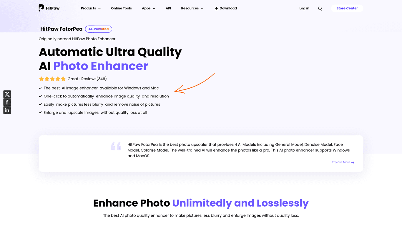 HitPaw Photo Enhancer logo