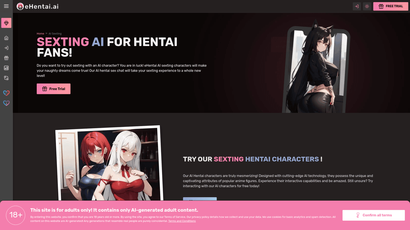 AI Sexting by eHentai.ai that works! logo