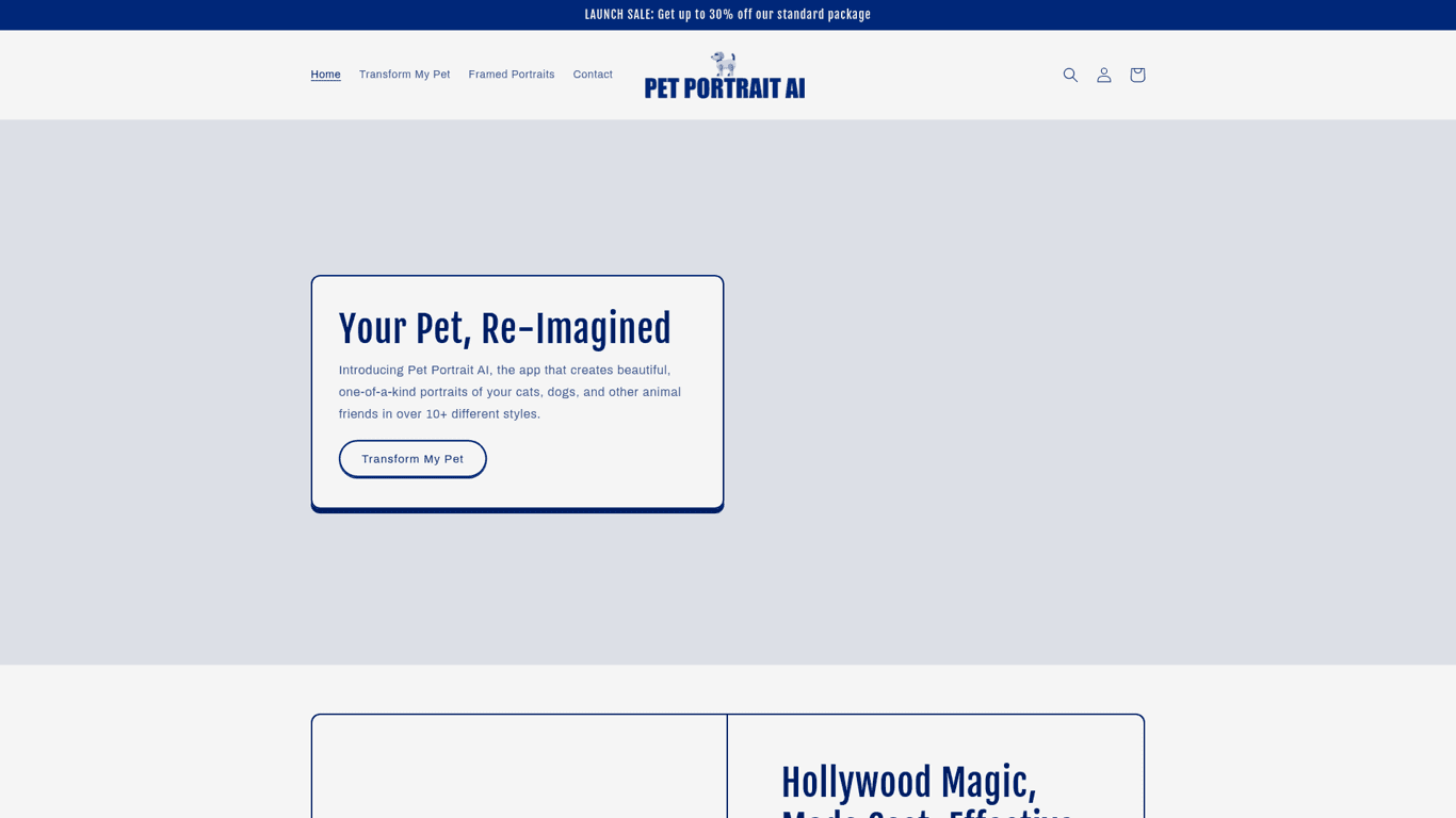 Pet Portrait AI logo