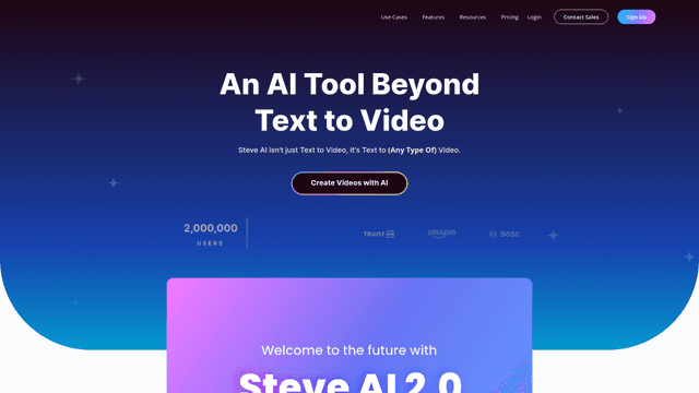 Thumbnail image for Steve AI