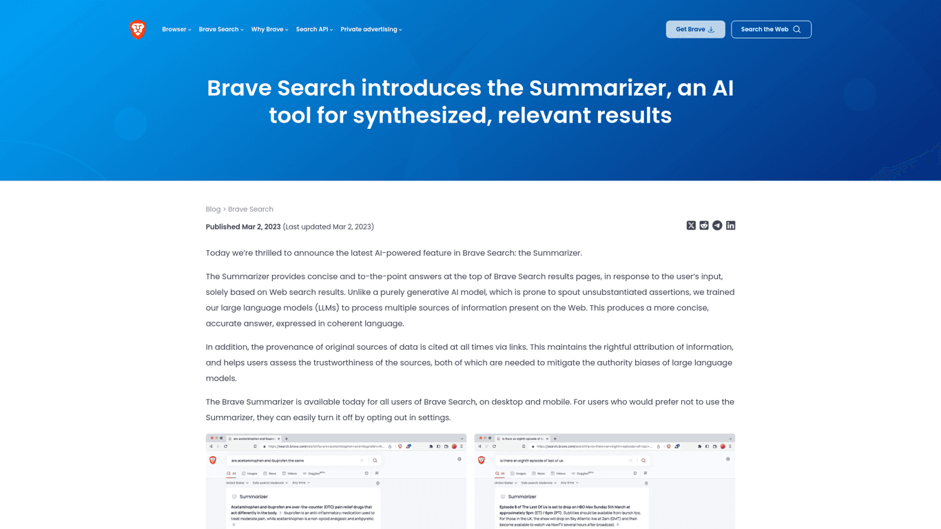 Brave Search Summarizer logo