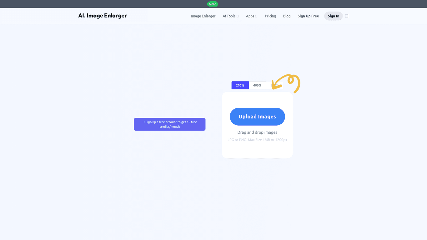 AI Image Enlarger logo
