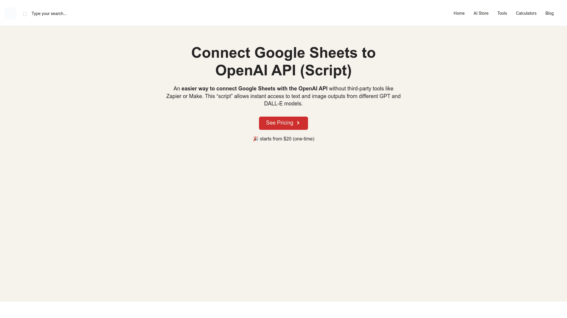 Google Sheets to OpenAI logo