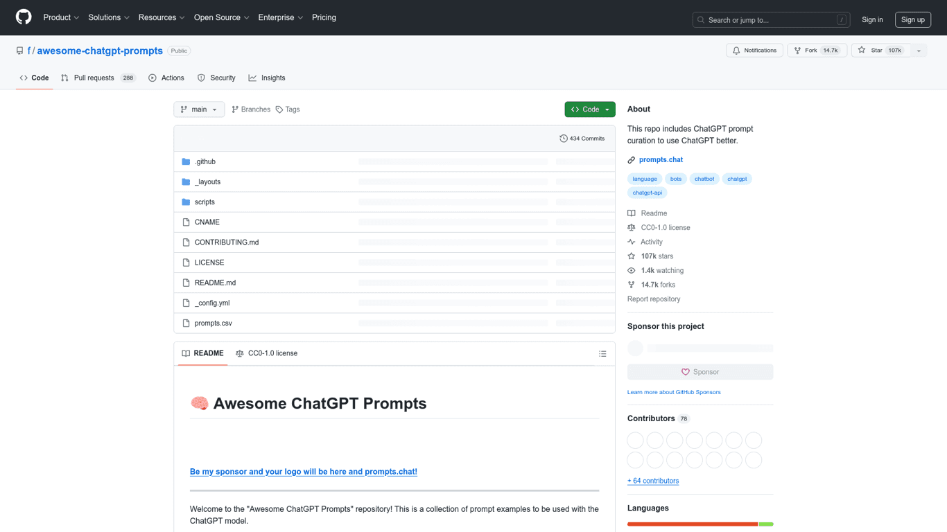 Awesome ChatGPT prompts logo