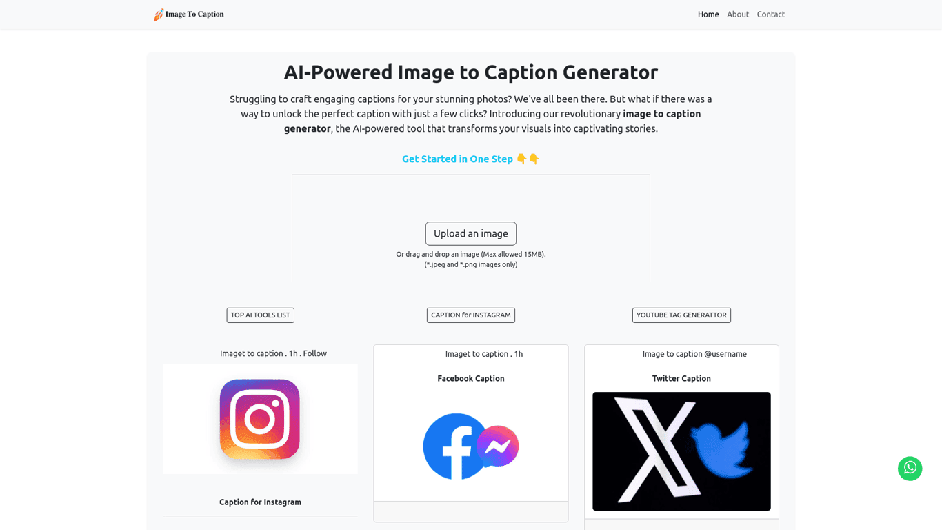 Image to caption logo