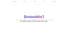 Embedditor