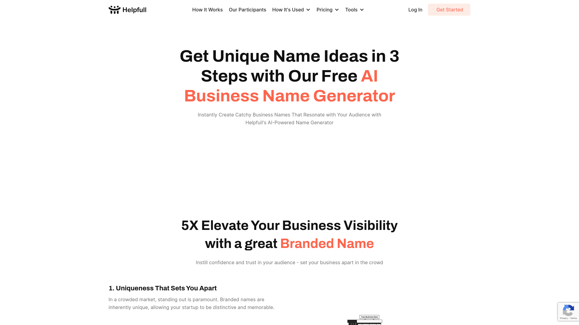 AI Business Name Generator By Helpfull logo