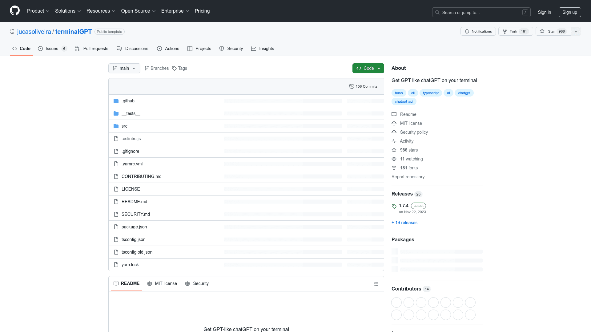 chatGPT on your terminal logo