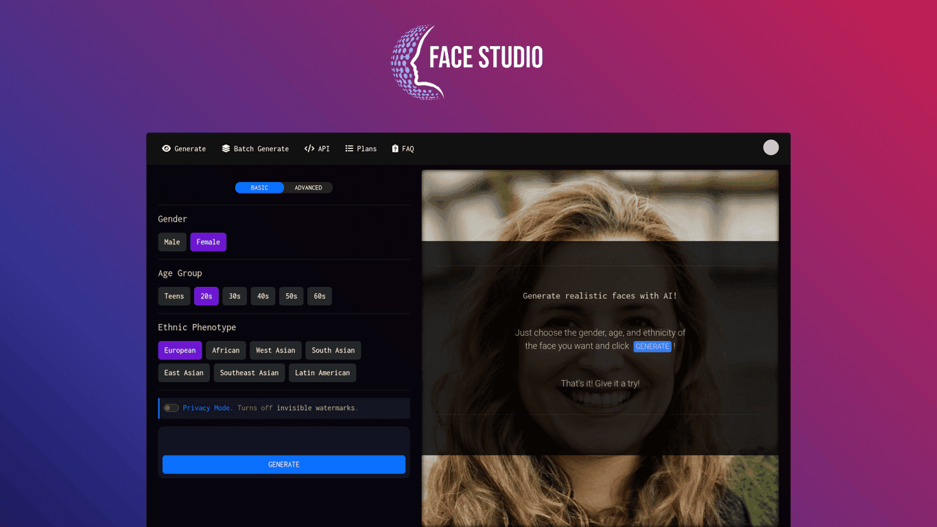 Face Studio logo