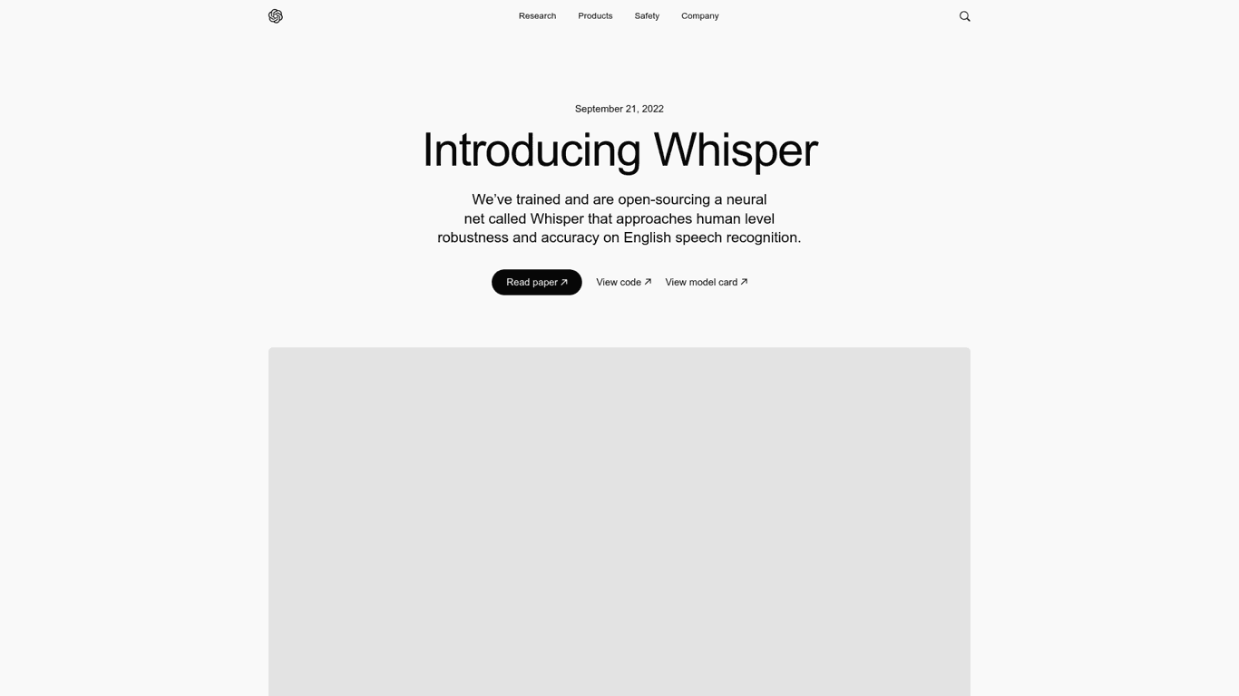 Whisper (OpenAI) logo