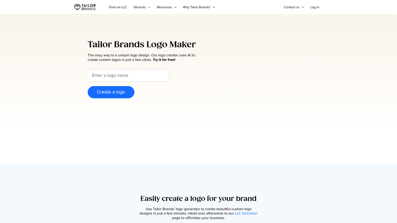 Tailor Brands logo
