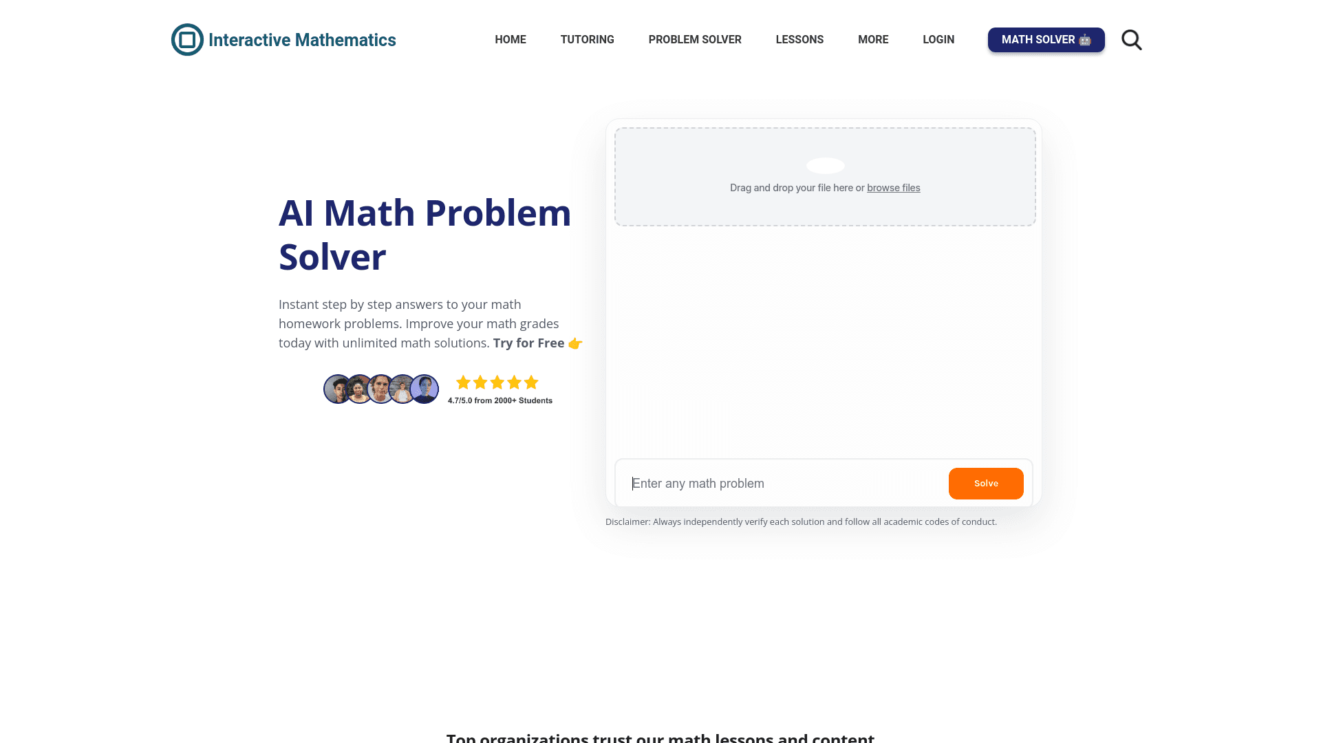 Interactive Mathematics logo