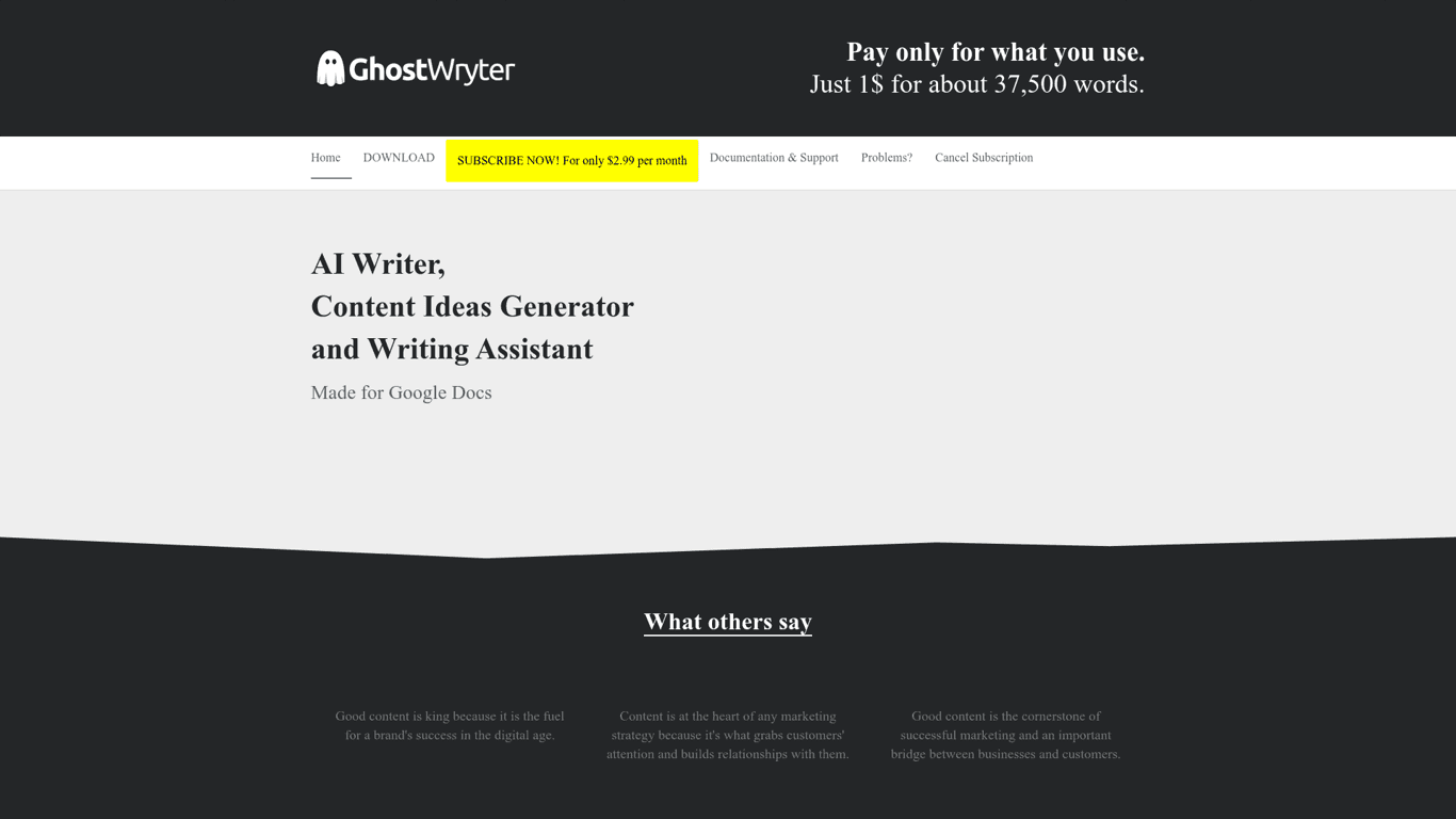 GhostWryter logo