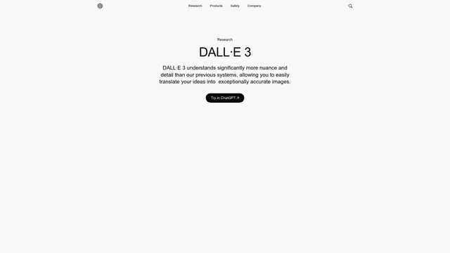 Thumbnail image for DALL-E 3