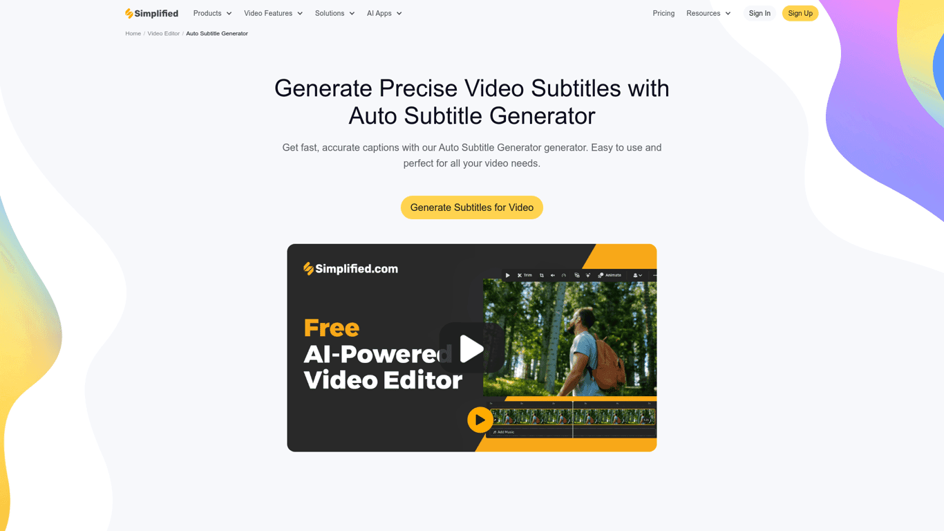 Auto Subtitle Generator logo