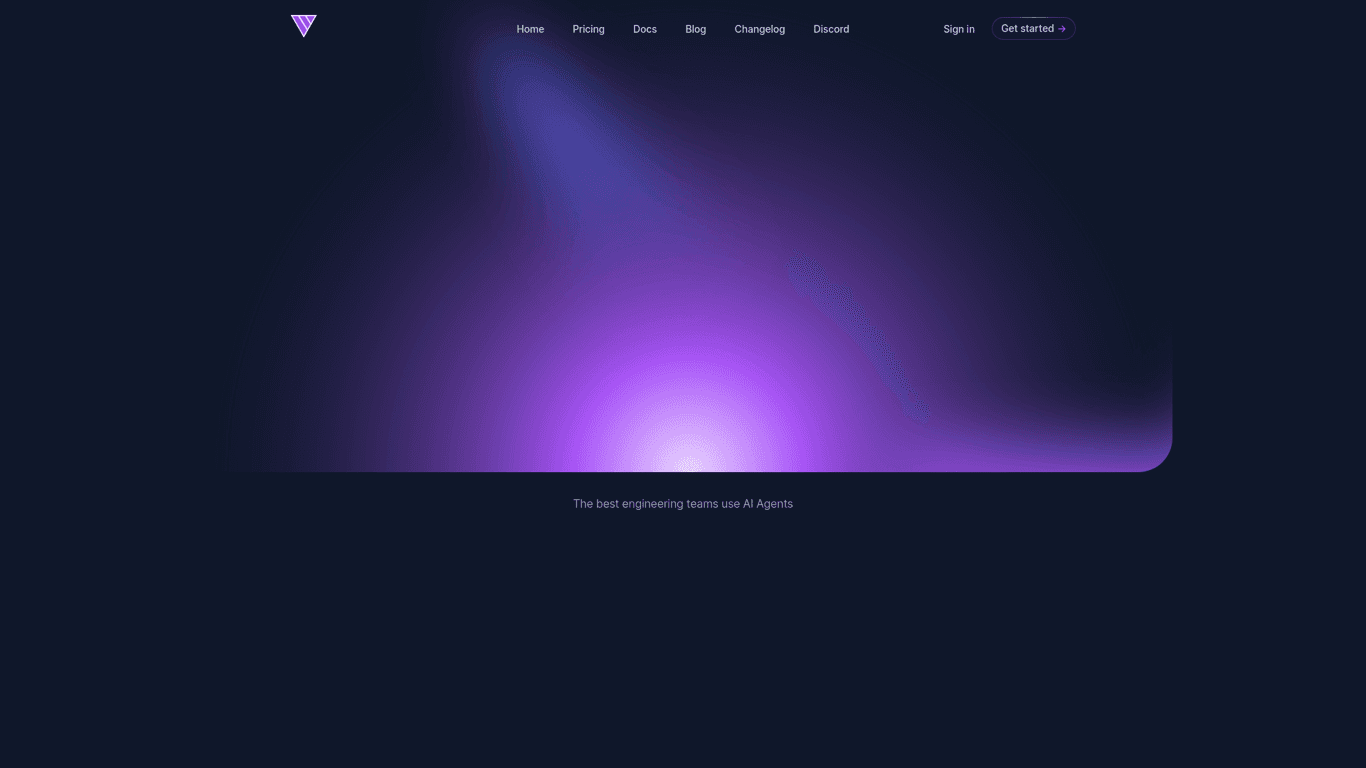 Fine landing page screenshot