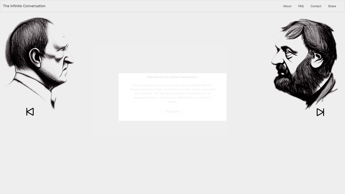 The Infinite Conversation logo