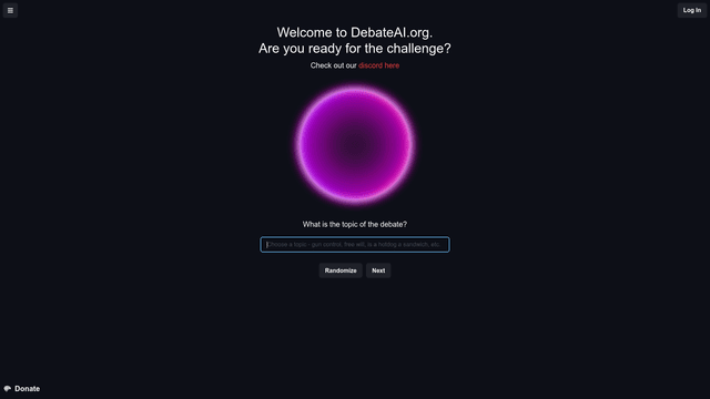 Thumbnail image for DebateAI