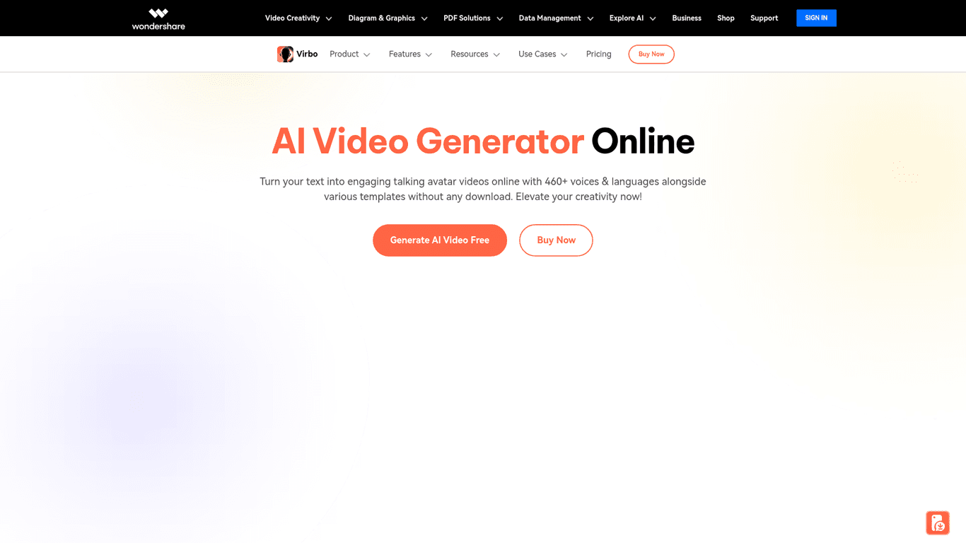 AI Video Generator By Wondershare logo