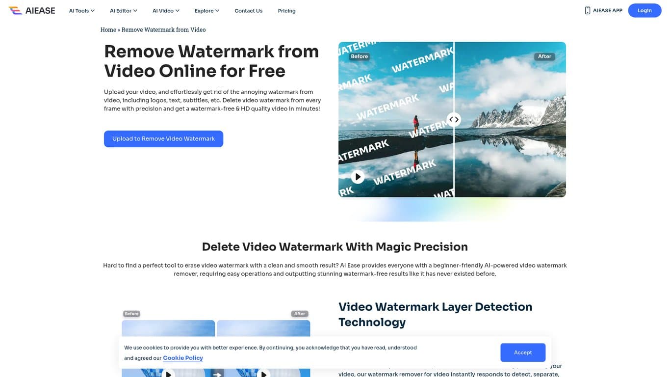 AIEase Video Watermark Remover logo
