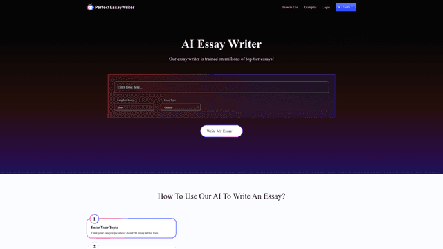 Thumbnail image for PerfectEssayWriter.AI
