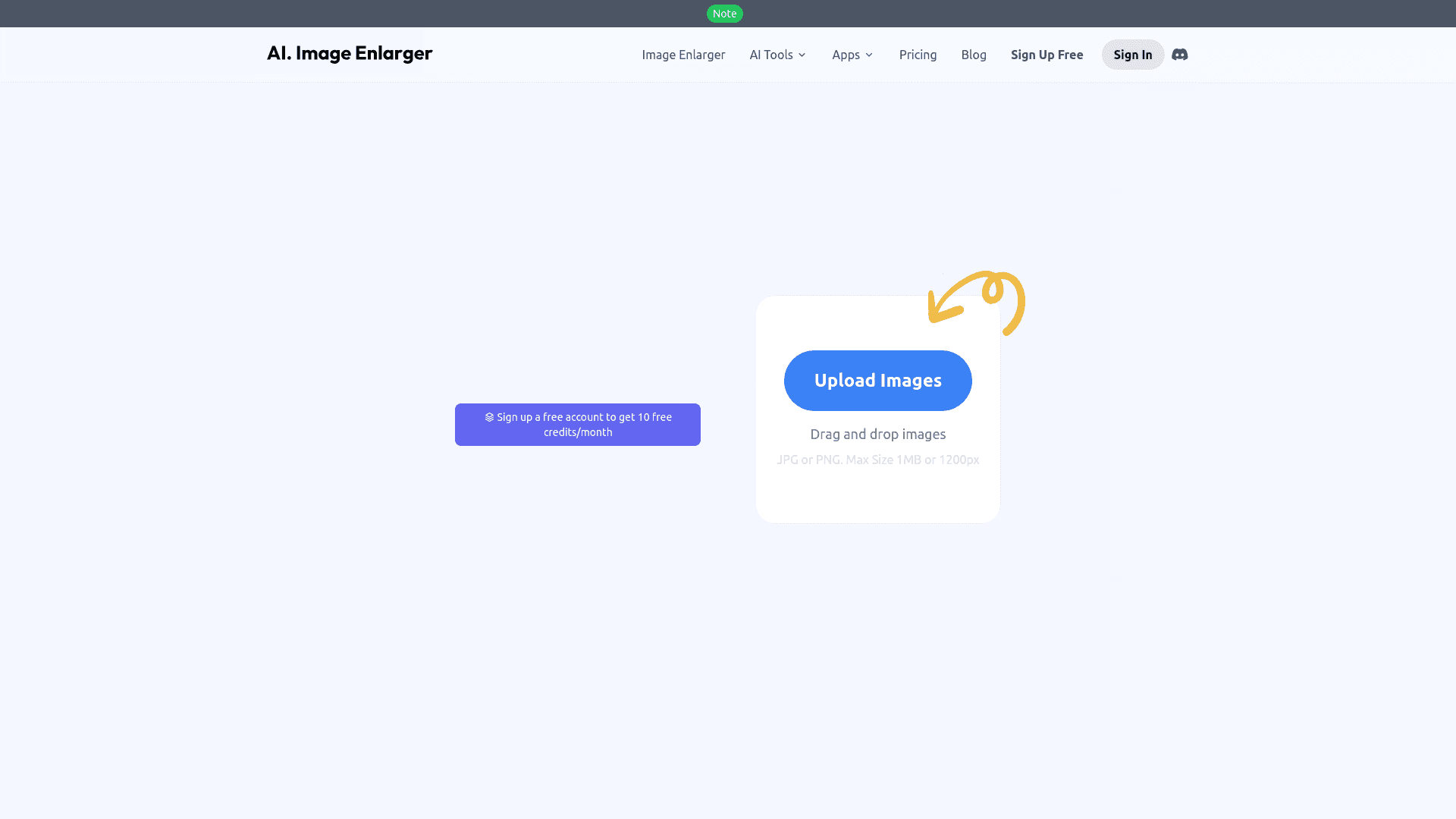 AI Face Retouch on AI Image Enlarger logo
