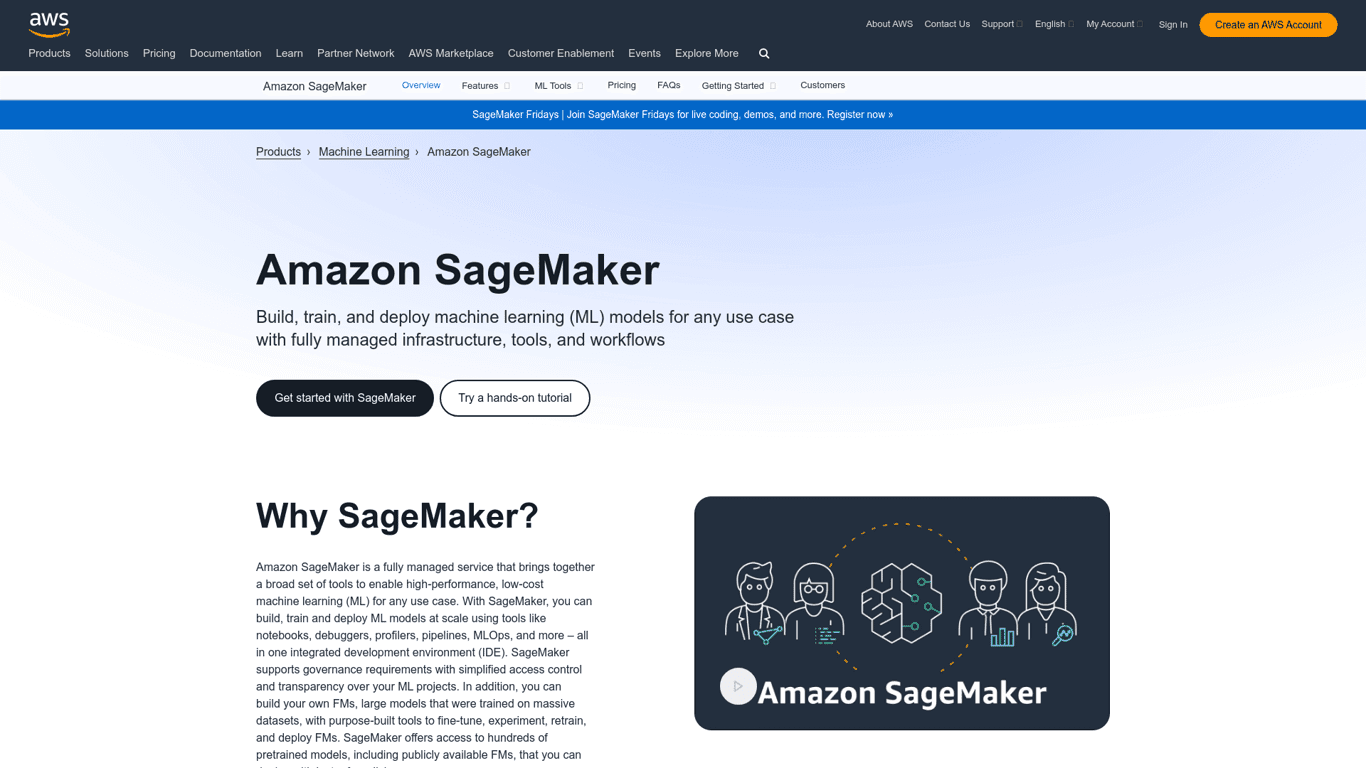 Amazon Sage Maker logo