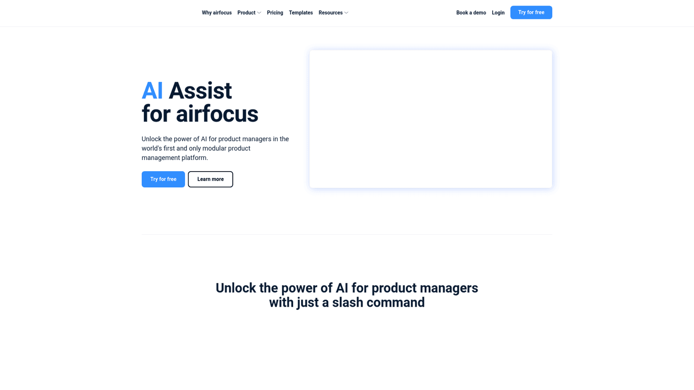 AI Assist by airfocus logo