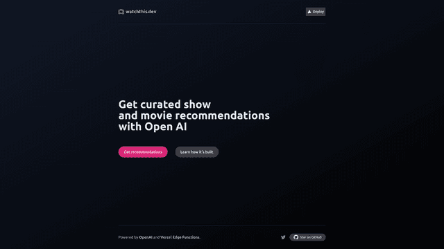 Thumbnail image for WatchThis.dev
