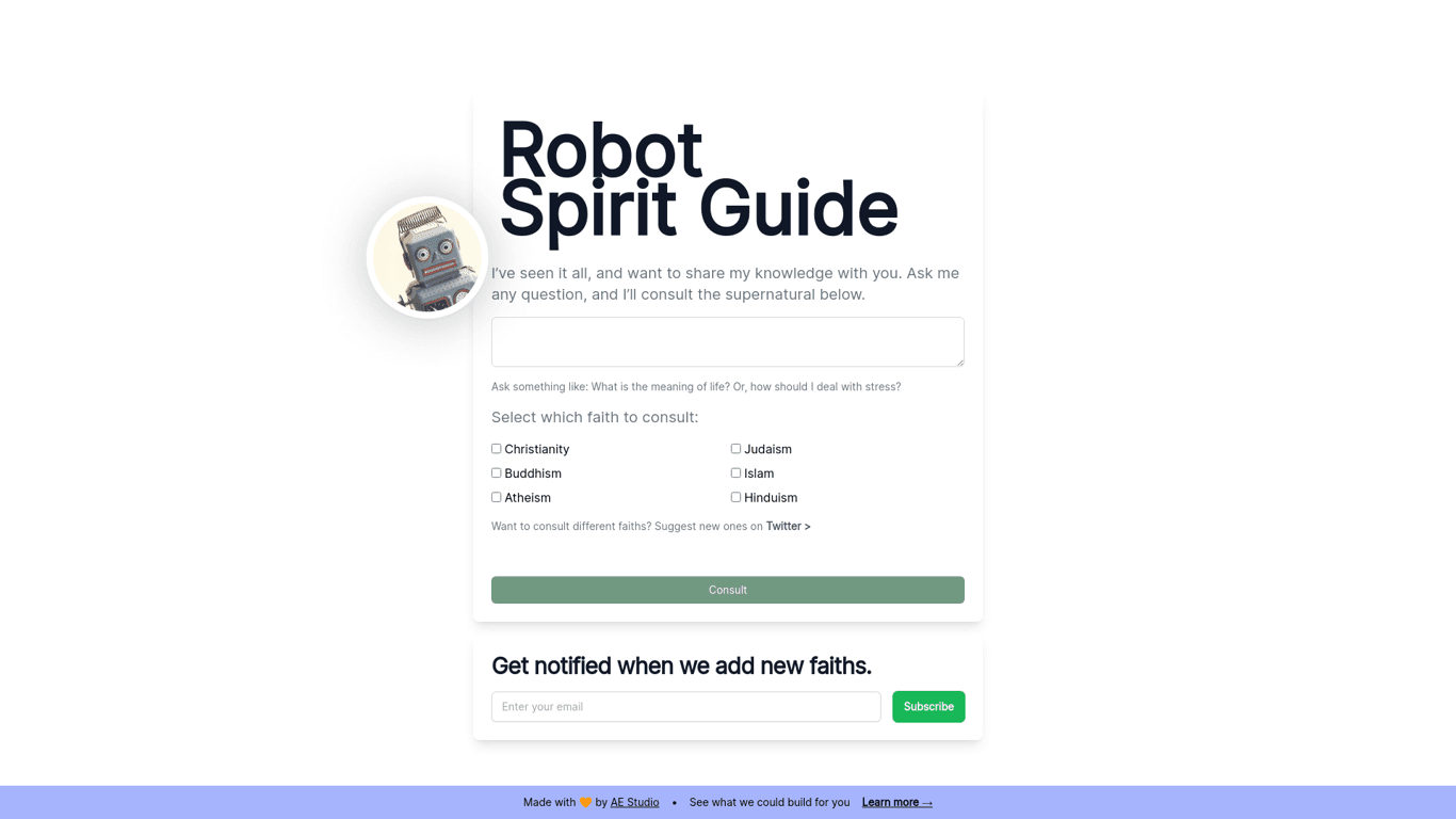 Robot Spirit Guide logo