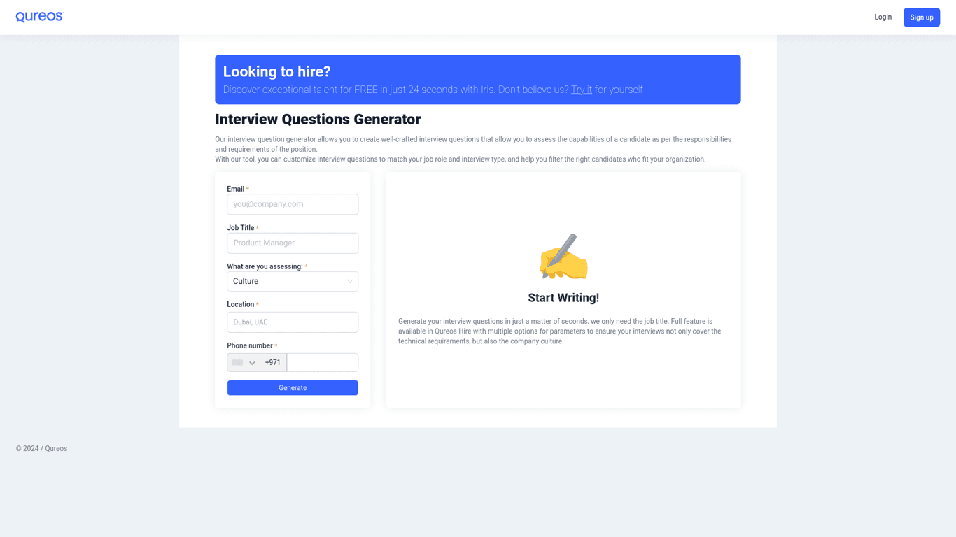 Interview Question Generator logo