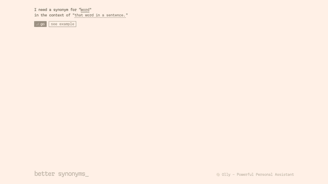 Thumbnail image for Better Synonyms