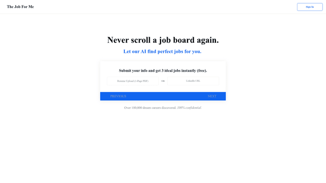 Thumbnail image for TheJobForMe