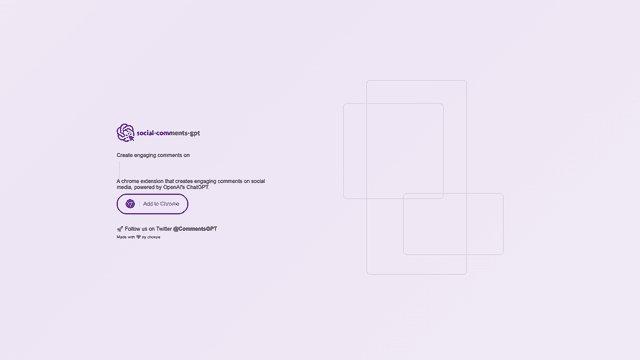 Thumbnail image for Social Comments GPT