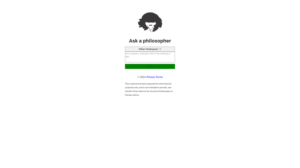Ask a Philosopher logo