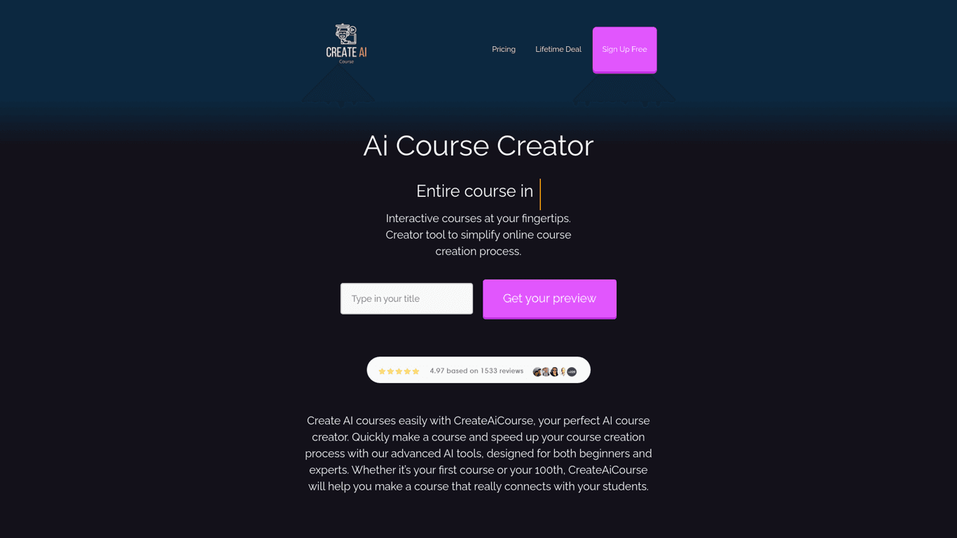 CreateAICourse (cAIc) logo