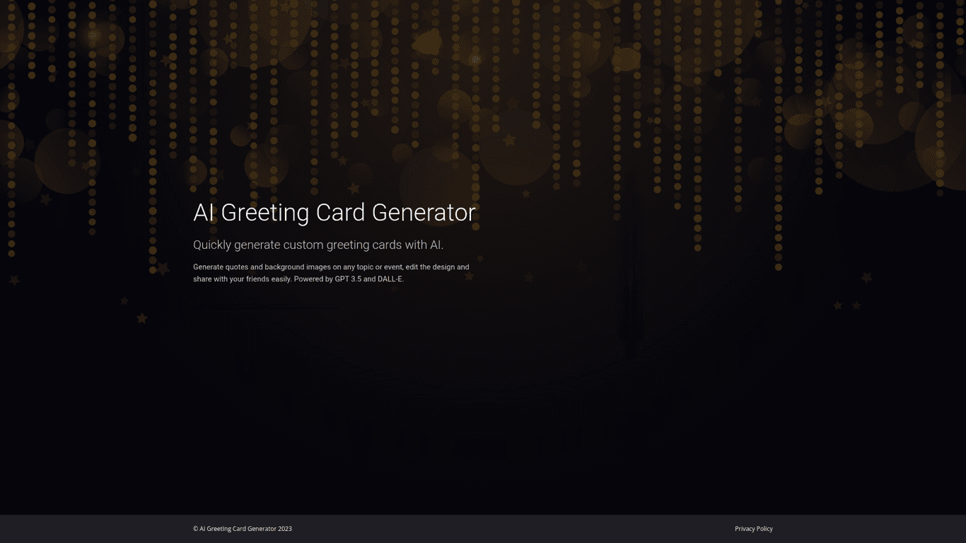 AI Greeting Card Generator logo