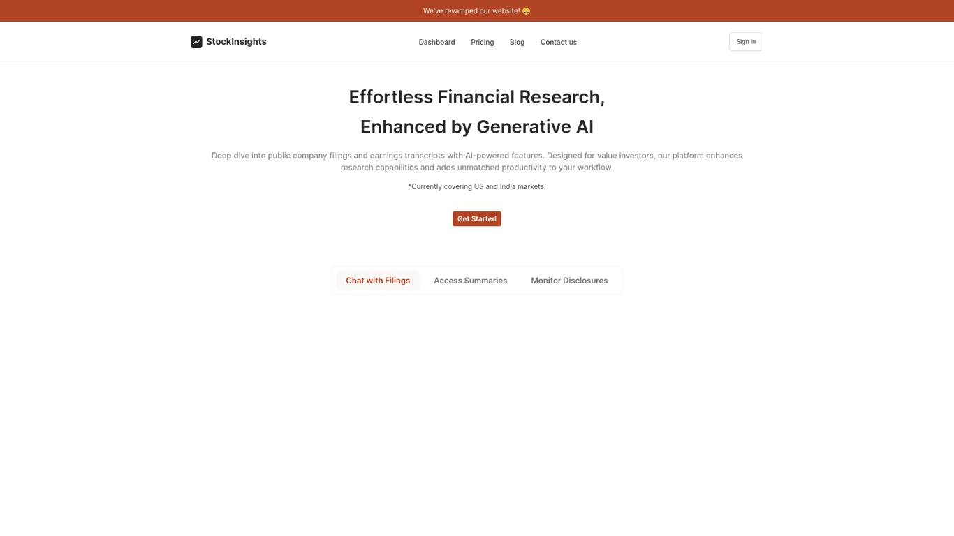 StockInsights AI logo