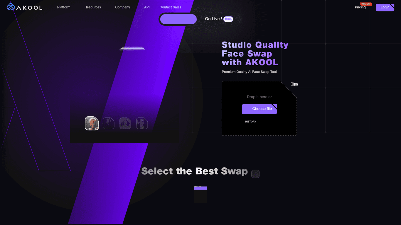 Face Swap by Akool logo