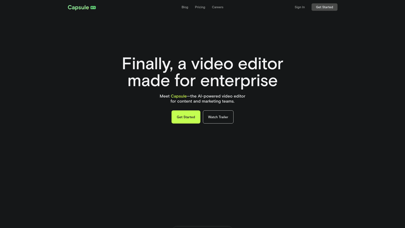 Capsule Video AI logo