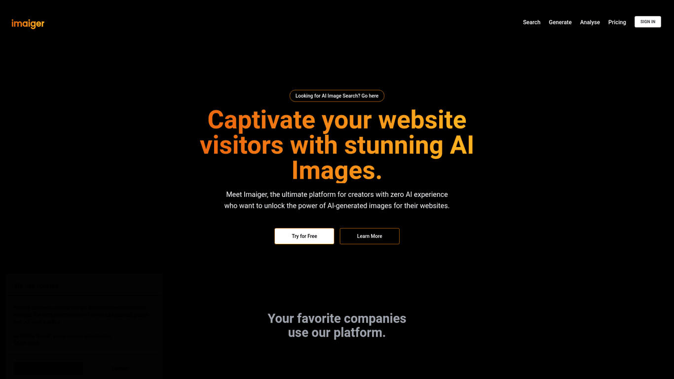 AI Image Search By Imaiger logo